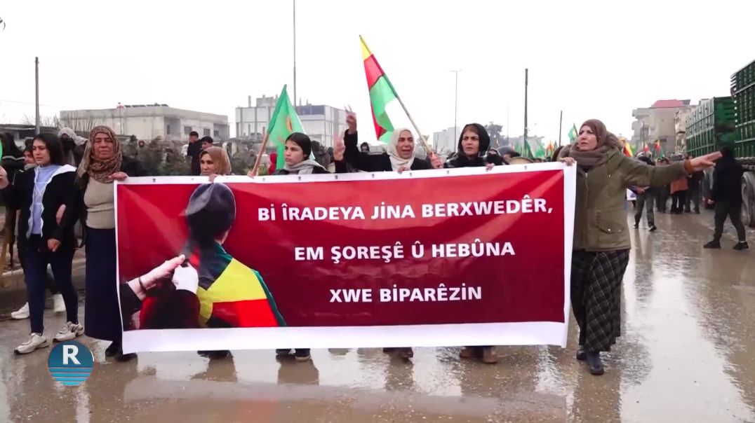 مسيرة نسائية في كوباني دفاعاً عن مكتسبات ثورة المرأة في روج آفا