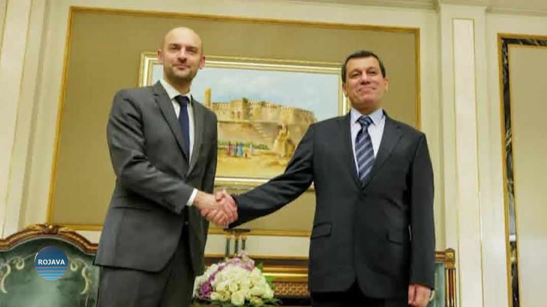 ⁣قيادات روج آفا تجتمع مع وزير الخارجية الفرنسي جان نويل بارو في مدينة هولير