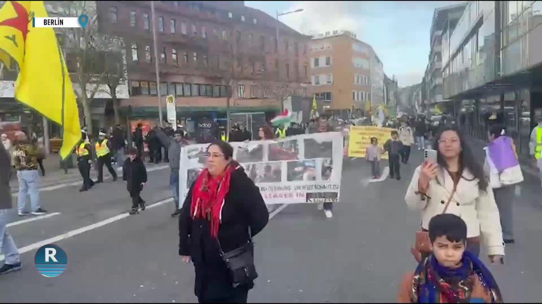 KURDÊN LI ALMANYA Û DOSTÊN WAN TÊVLÎ XWEPÊŞANDANÊN PIŞTGIRIYA KURDÊN LI ROJAVA BÛN