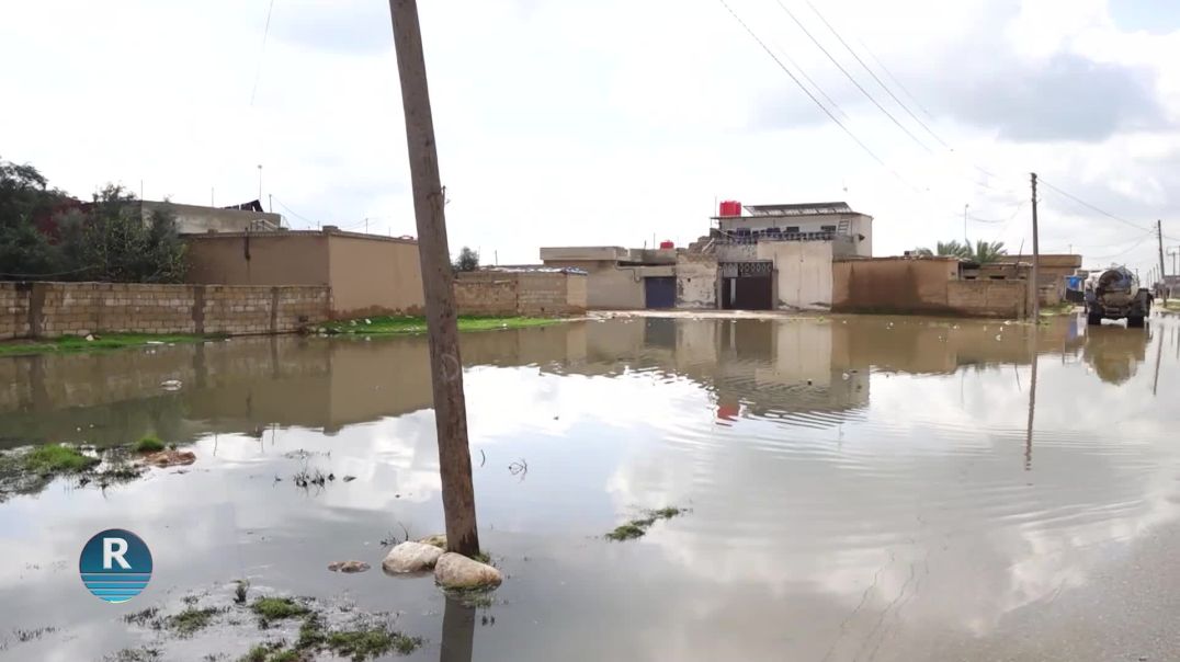 أضرار واسعة نتيجة الفيضانات والسيول في عدد من أحياء قامشلو والأهالي يطالبون بحل جذري