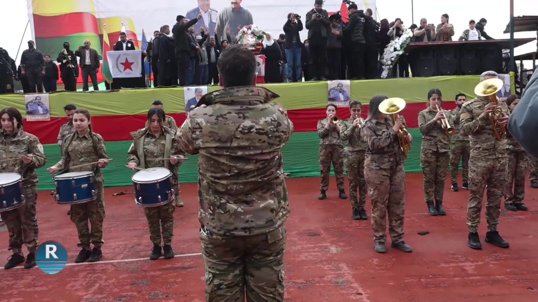 BI HEZARAN ŞÊNIYÊN CIZÎRÊ BI MERASÎMEKÊ SALIH MUSLIM BER BI KOBANÊ VE OXIR KIR