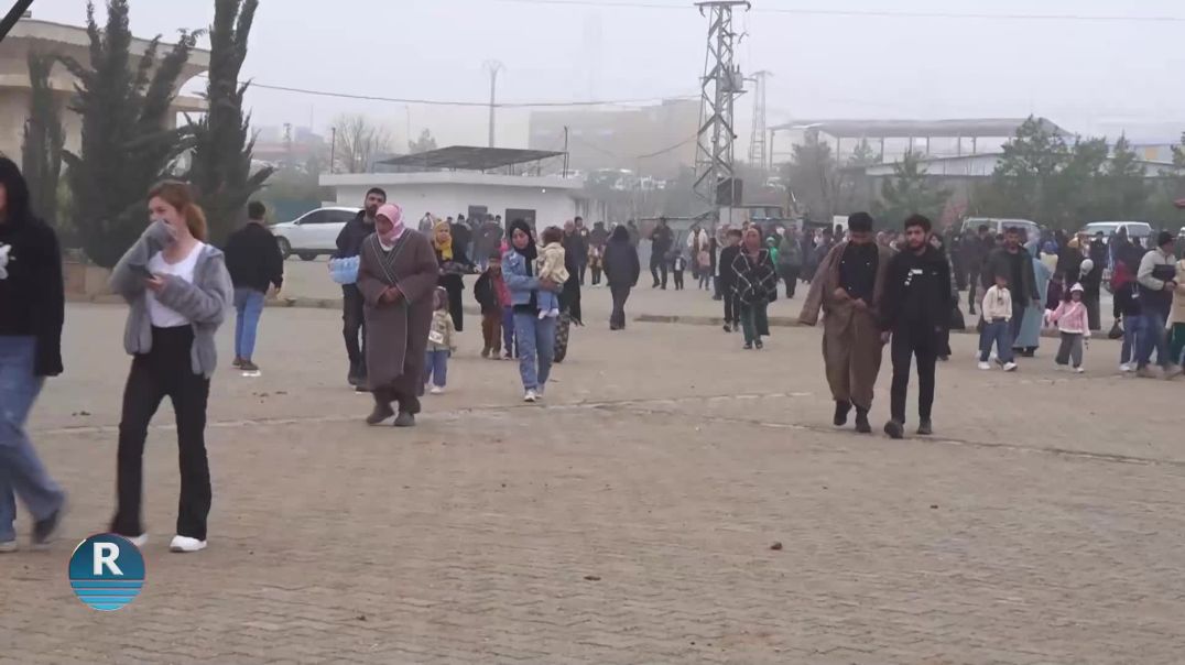 ⁣أهالي كوباني يتوافدون إلى مزار الشهيدة دجلة بمناسبة عيد الفطر