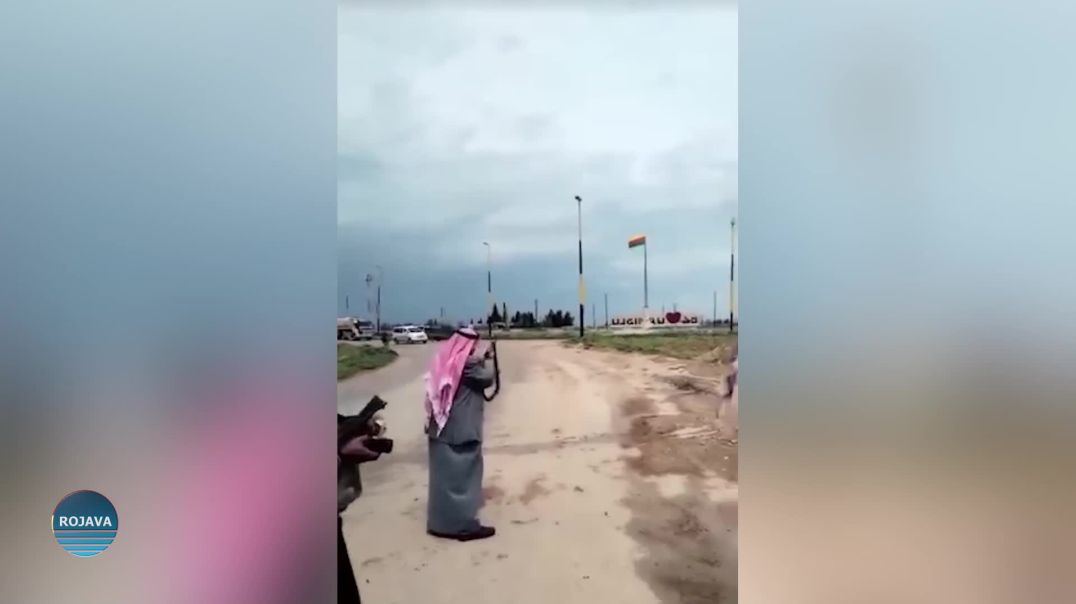 غضب شعبي في روج آفا بعد اعتداء مسلح على العلم الكردي في دوار زوري جنوب قامشلو