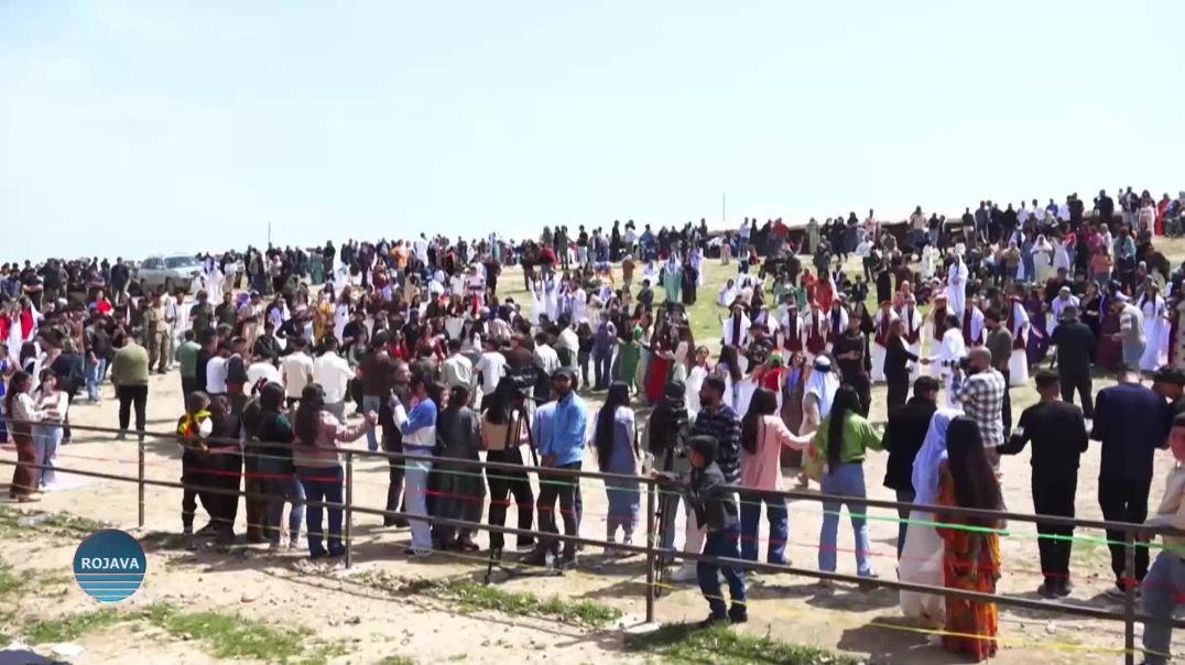 ⁣احتفالية في عامودا بمناسبة عيد الأربعاء الأحمر تؤكد دعم حقوق الإيزيديين والثقافة الإيزيدية