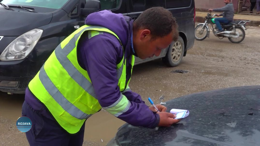 ⁣إدارة المرور في منطقة الجزيرة تطلق حملة مخالفات مرور في مدينة قامشلو