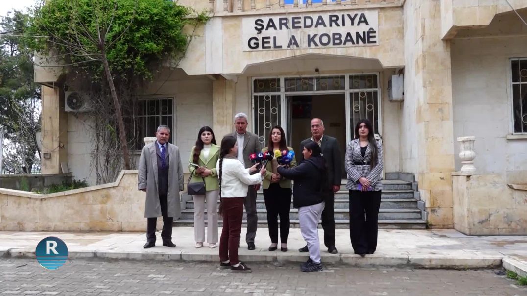 ALMAZ ROMÎ DEST BI PEWYWIRA XWE WEKÎ SEROKA ŞAREDARIYA KOBANÊ KIR