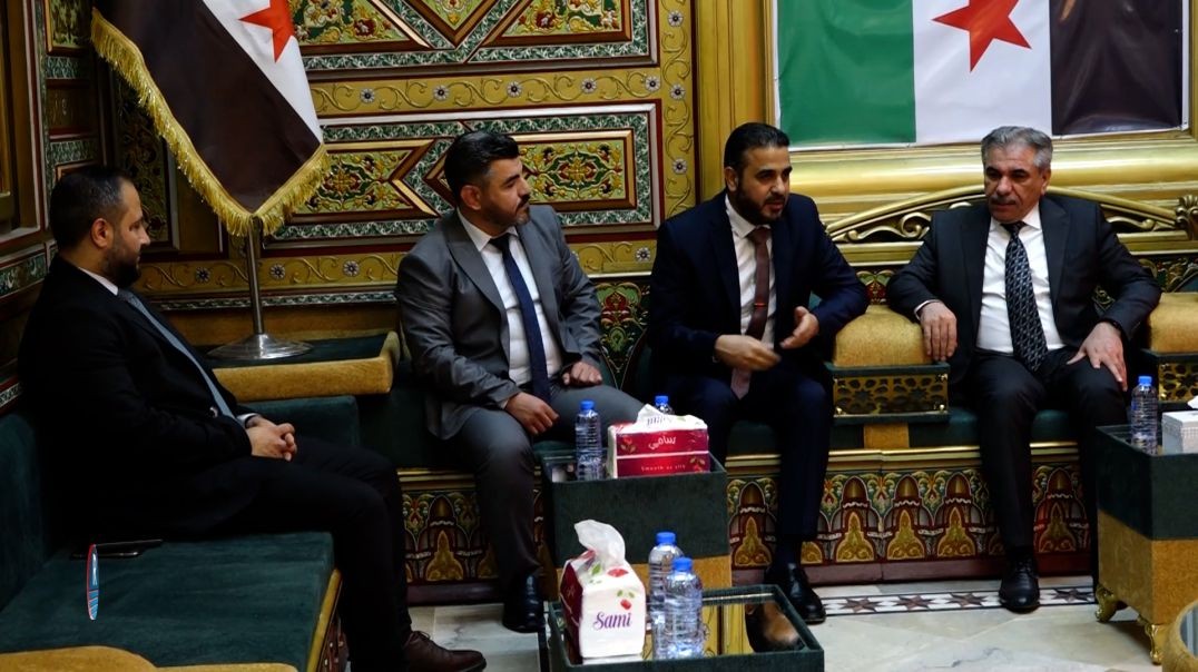 اجتماع لمحافظ الحسكة مع وفد من مديرية الزراعة ومسؤولي لجنة الدمج