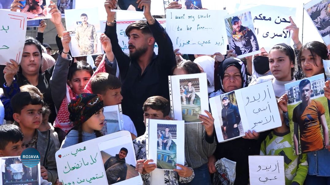 عوائل الأسرى في مدينتي قامشلو والحسكة تطالب بالإفراج الفوري عن أبنائهم