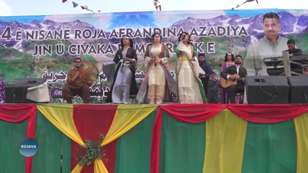 احتفالات جماهيرية في مدن الجزيرة بميلاد القائد أوجلان وذكرى تأسيس وحدات حماية المرأة