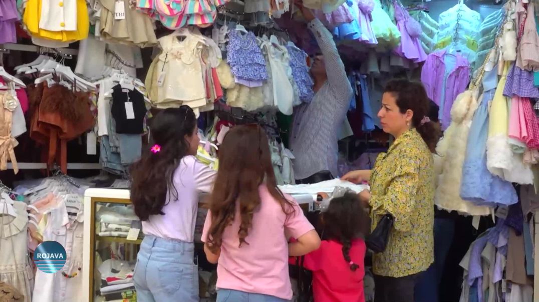 عيد الأضحى في قامشلو.. حركة مزدحمة في الأسواق وأسعار باهظة لمستلزمات العيد
