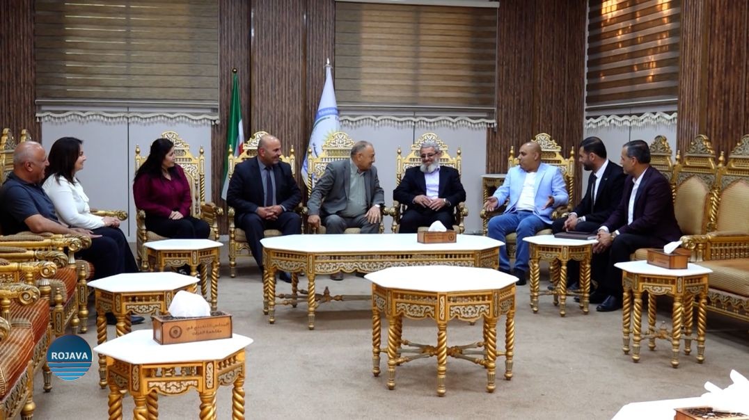 Rêveberiya Kobanê Şandeyek Ji Gerînendetiya Perwerdeyê Ya Helebê Pêşwazî Kir
