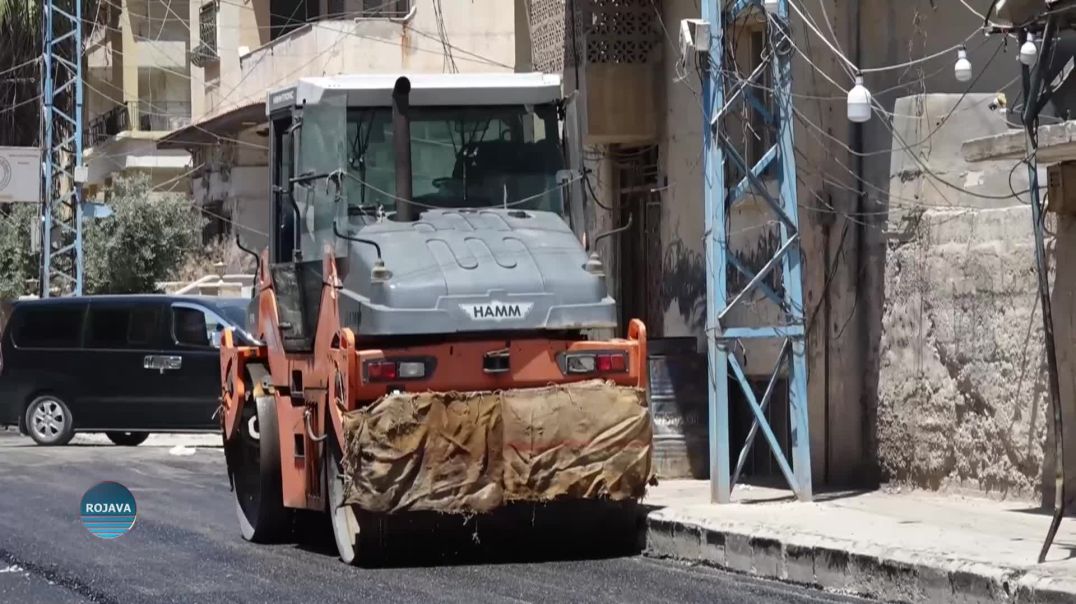 ŞAREDARIYA GEL A HESEKÊ DEST BI ASFALTKIRINA RÊYAN KIR