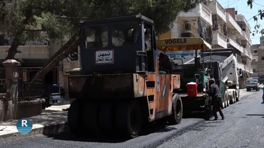 ⁣⁣ضمن مشاريع 2026.. بلدية الحسكة تبدأ أعمال تعبيد الشوارع الرئيسة بالمجبول الإسفلتي