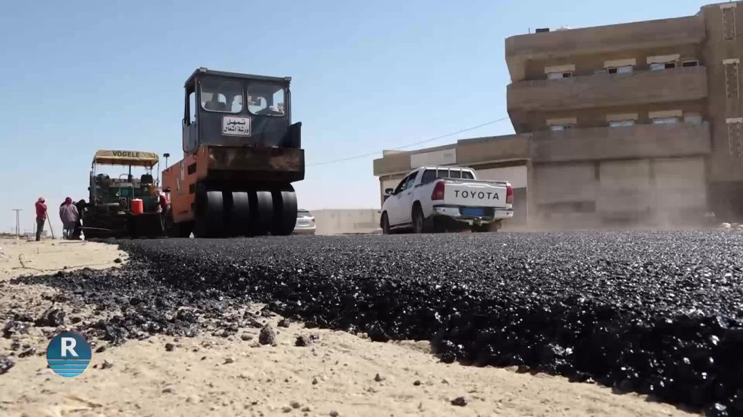 بلدية الحسكة تستمر بأعمالها في تزفيت وتأهيل الشوارع الرئيسية في المدينة
