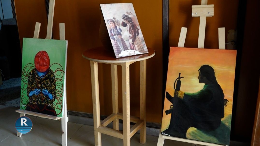 Tevgera Hîlala Zêrîn Li Hesekê Bi Çalakiyeke Hunerî Piştgiriya Ypj'ê Kir