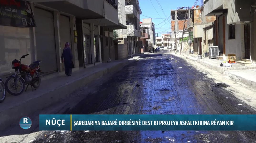 ⁣ŞAREDARIYA BAJARÊ DIRBÊSIYÊ DEST BI PROJEYA ASFALTKIRINA RÊYAN KIR