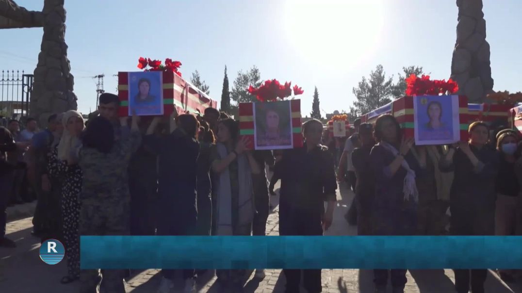 BI MERASÎMEKÊ CENAZÊYÊN 18 ŞEHÎDAN JI MINBICÊ VEGUHESTIN KOBANÊ