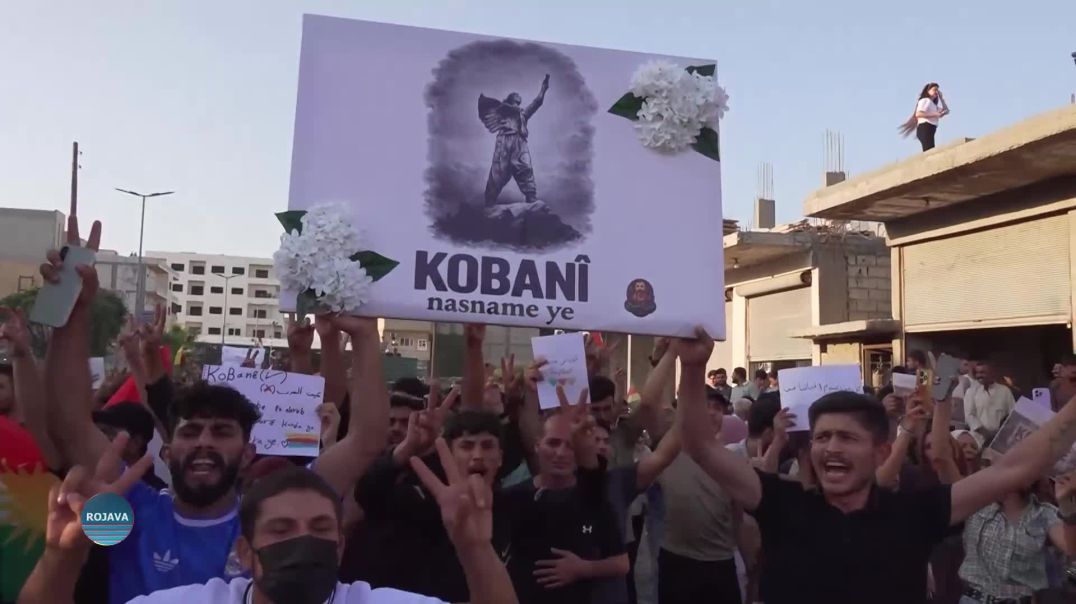 GELÊ KOBANÊ BI XWEPÊŞANDANEKE GIRSEYÎ BANGA TESBÎTKIRINA NAVÊ BAJÊR KIR