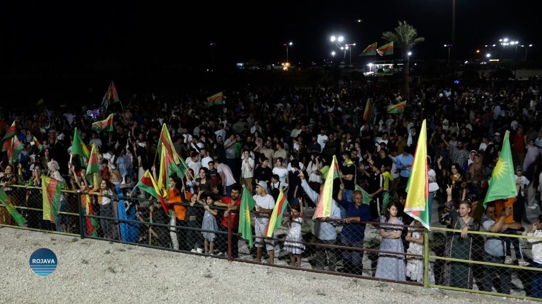 احتفالات جماهيرية في مدن روج آفا بمناسبة الذكرى الرابعة عشرة لثورة 19 تموز