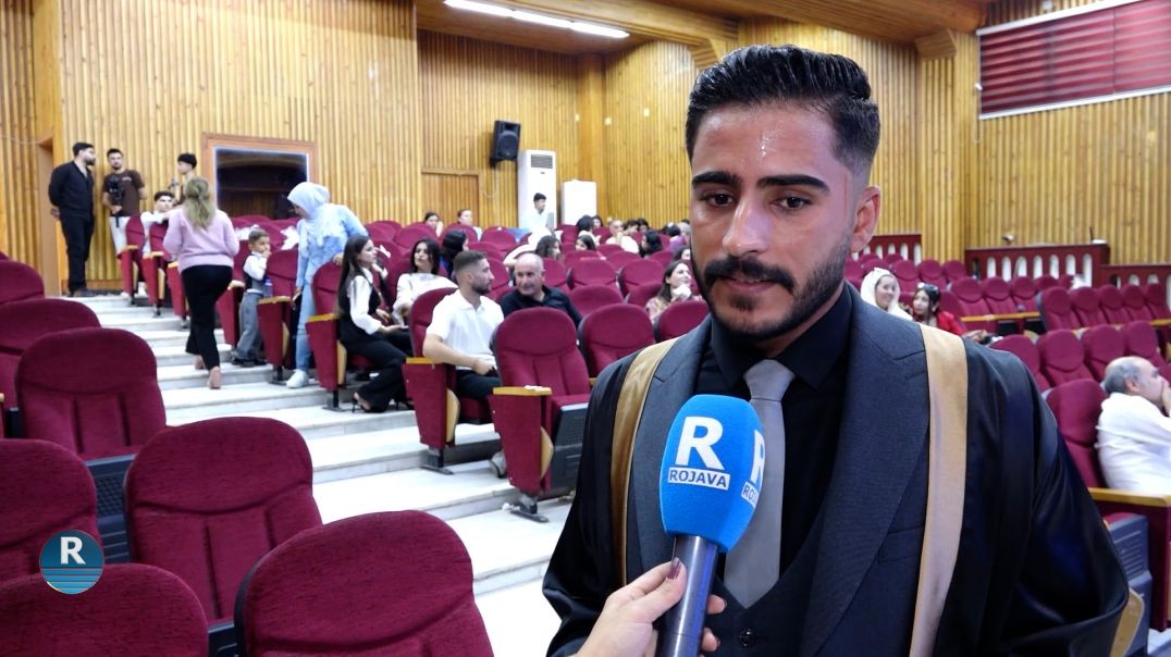 لليوم الثاني على التوالي.. طلاب المعهد العالي للإعلام في جامعة روجآفا يستمرون في تقديم مشاريع تخرجهم