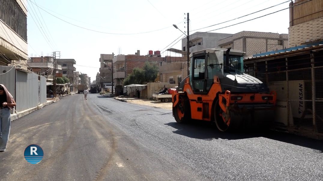 ⁣⁣Şaredariya Hesekê Dest Bi Ziftkirina Rêyên Sereke Û Şaxî Yên Bajêr Kir