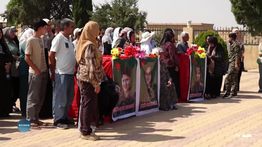 ⁣LI HESEKÊ 3 ŞERVANÊN YPJ'Ê BI MERASÎMEKÊ XIYABÎ HATIN BI BÎR ANÎN