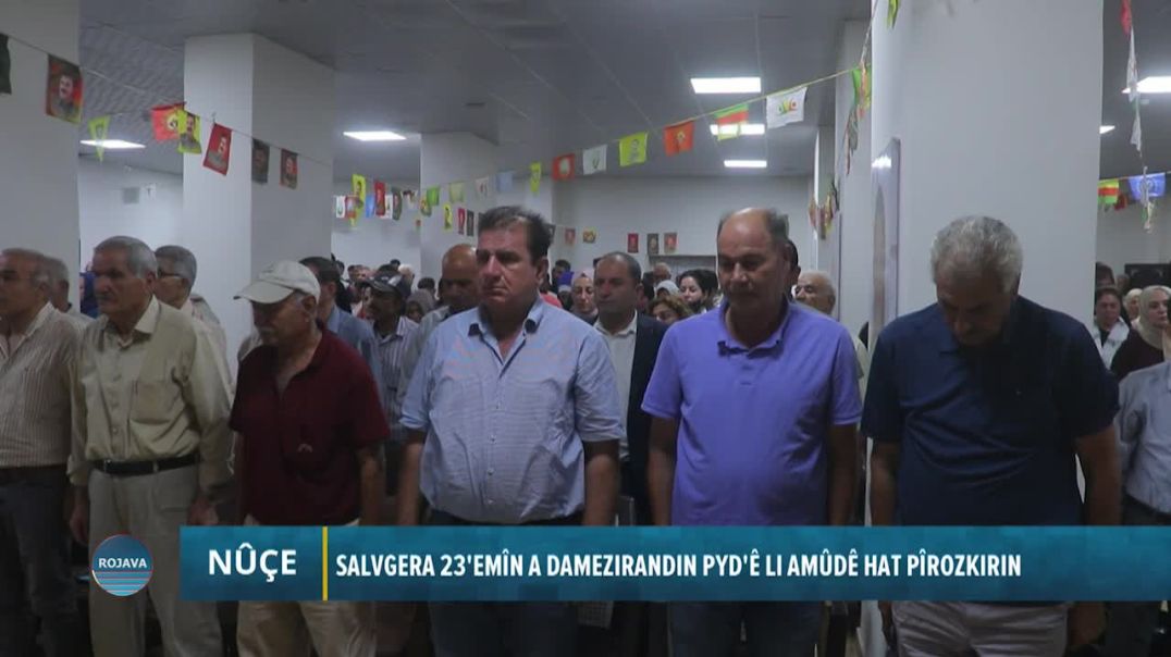 ⁣⁣SALVGERA 23'EMÎN A DAMEZIRANDIN PYD'Ê LI AMÛDÊ HAT PÎROZKIRIN