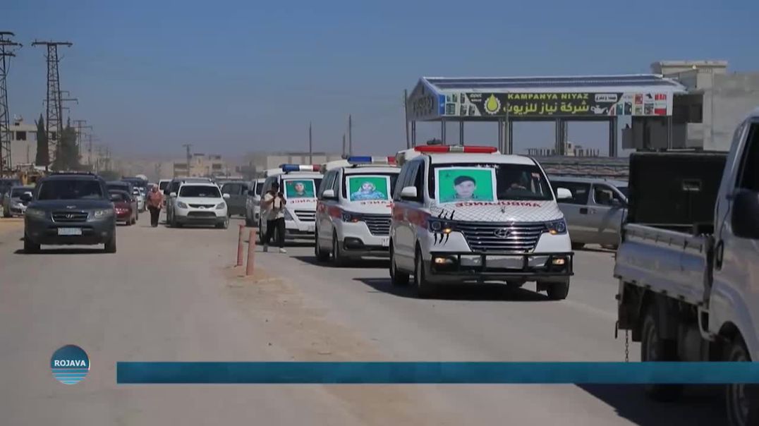ŞÊNIYÊN KOBANÊ 3 ŞEHÎD BI MERASÎMEKÊ OXIR KIRIN
